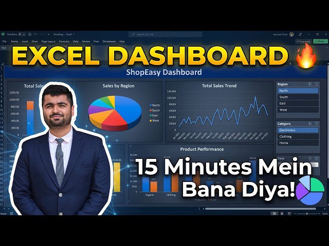 Excel Pivot Table Tutorial + Pivot Charts + Slicers + Dashboard Data Analytics EP05