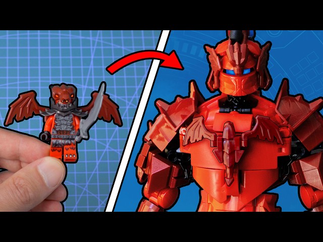 I Built a DRAGON Knight with LEGO!