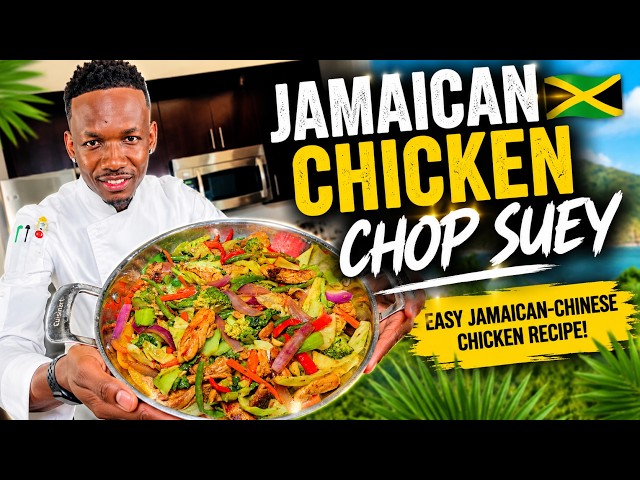 Jamaican Chicken Chop Suey 🇯🇲🔥 | Easy Jamaican Chinese Chicken Recipe