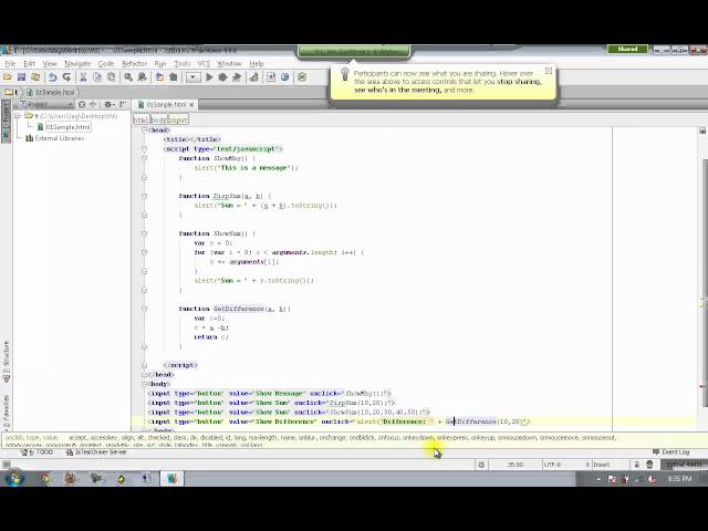 04-Advanced JavaScript (recorded session) - Declare/Define functions which return values