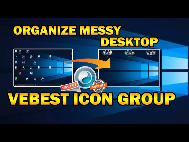 BEST WAY TO ORGANIZE DESKTOP ICONS || FREE APPS FOR YOUR MESSY DESKTOP