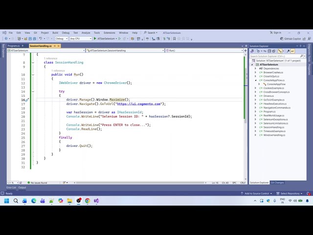 Session Handling in Selenium | How WebDriver Manages Sessions