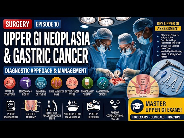 Upper GI Neoplasia & Gastric Cancer | Surgery EP 10 | Chris Osei Poku