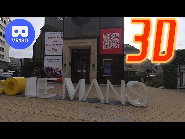 VR180 3D - REMINISCENCES - LE MANS Parcours du train touristique  - 6K 50Ips
