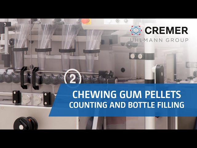 Cremer - Gum pellets counting and bottle filling