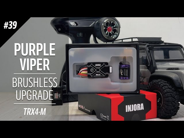 Injora TRX-4M Brushless Motor – Unboxing, Installing, Crawling | Ep.39