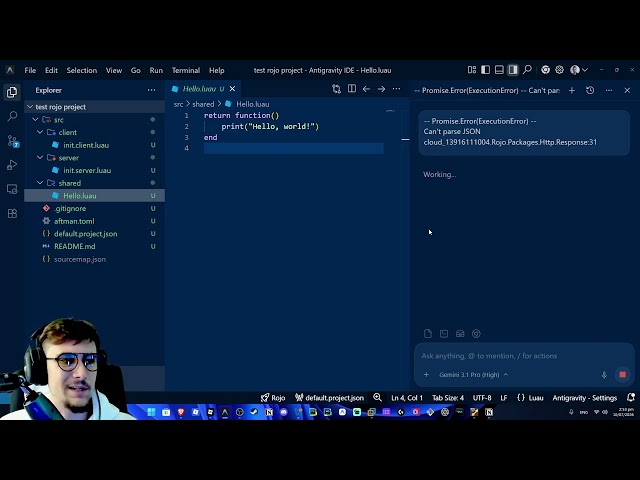 How to Setup Rojo to easily develop Roblox games with AI!