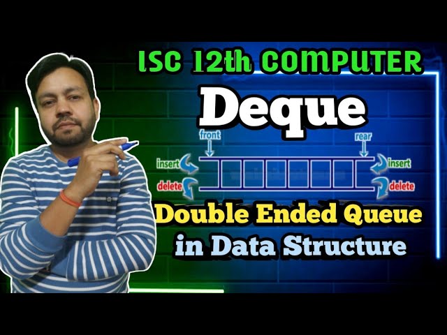 P 4: Ch - Data Structure I| Deque in Java in 30 Minutes || ISC 12th Computer Science