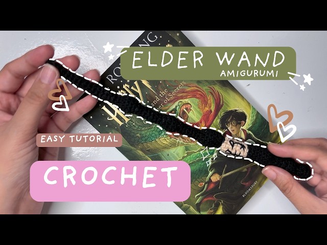 EASY Crochet Elder Wand Amigurumi 🪄 | Crochet Tutorial | Step By Step Tutorial