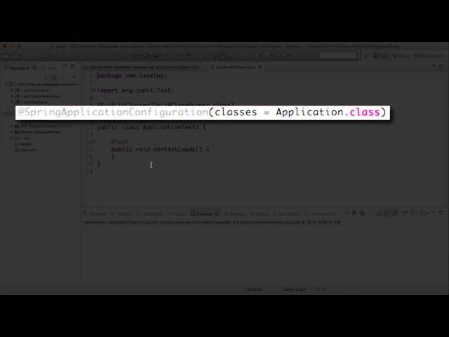 Screencast #22: Setup and preload database for spring integration/functional tests
