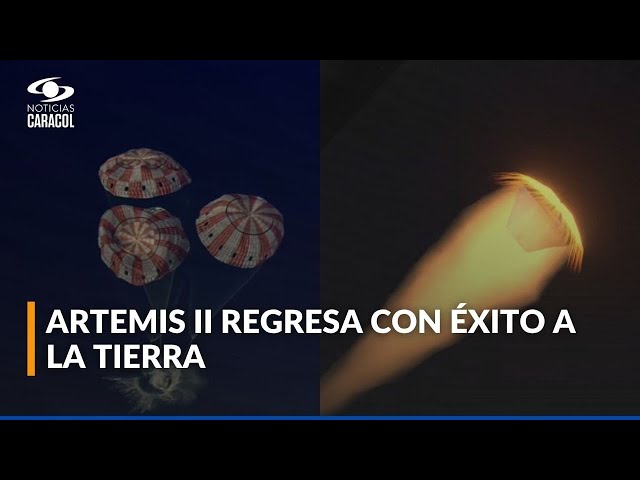 Artemis II EN VIVO: momento exacto del amerizaje de la cápsula Orión