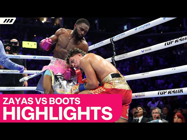 Jaron Boots Ennis Stops Xander Zayas In 7th Round | Matchroom Boxing