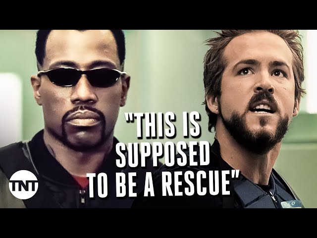 Ryan Reynolds Rescues Wesley Snipes [CLIP] | Blade: Trinity | TNT