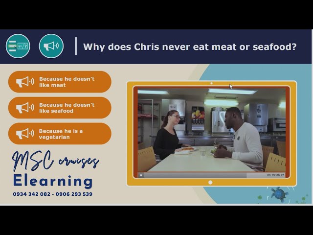 MSC Cruises Test - Cruise ship jobs