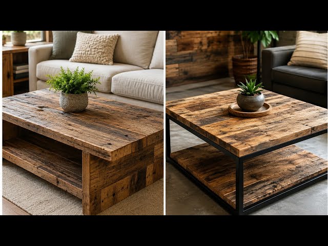 Reclaimed Wood; I Turned Scrap Wood Into a Beautiful Coffee Table