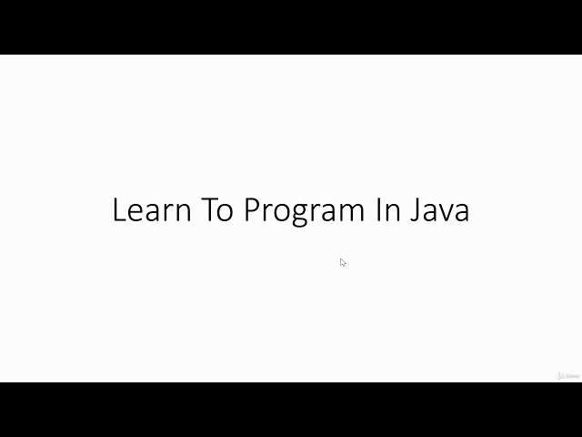 Tutorial 1 - Learn To Program In Java - Intro