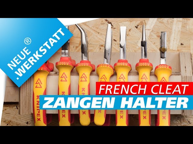 The most beautiful French cleat wall mount for all types of pliers! - Pliers holder tool wall