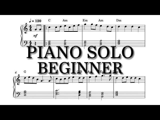 Simple Gifts - Joseph Brackett | EASY BEGINNER Piano Solo Sheet Music Tutorial