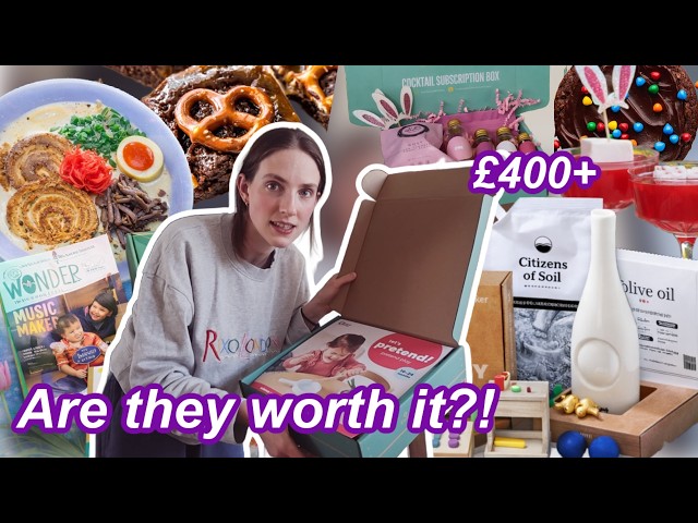 I Spent £400 on Subscription Boxes… Were Any Worth It?