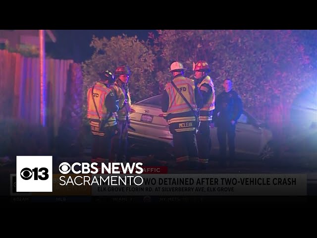 2 dead, 2 detained after Elk Grove crash