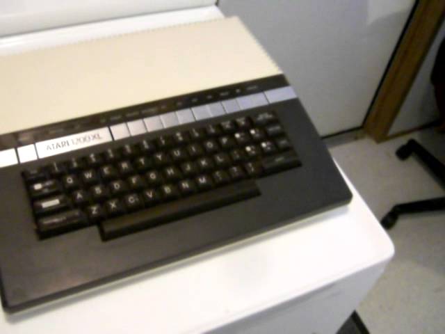 Atari 1200xl computer with awesome serial number.