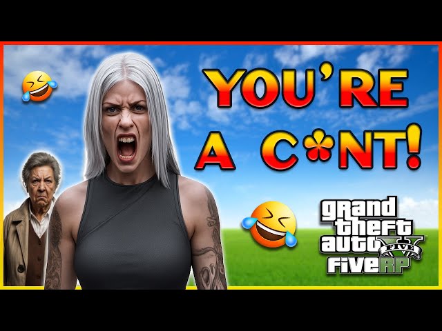 Trolling a stripper as an old lady on GTA RP