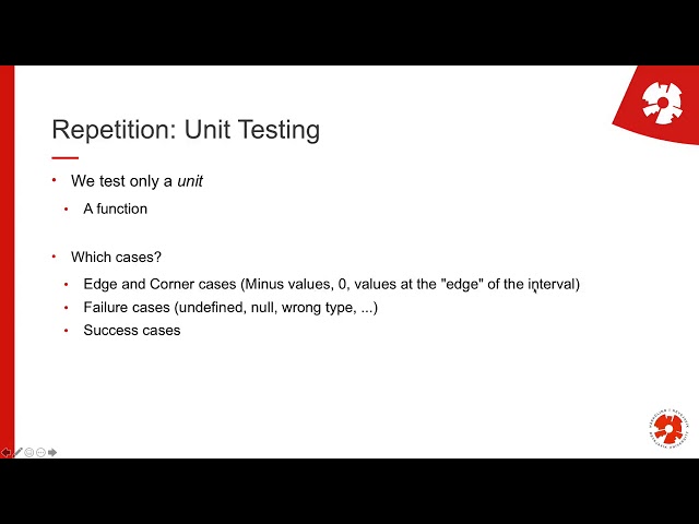 Web Programming I: L20: Server-side testing and debugging, p2: Unit testing NodeJS