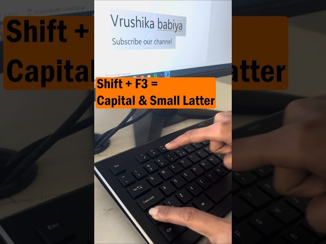 🚀 Shift + F3 – The Ultimate Word Case Changing Trick! 💻✨