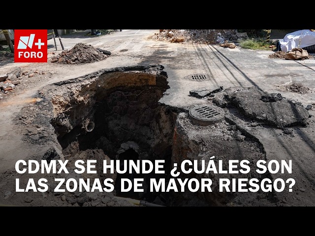 These Are the Areas Most Affected by Sinkholes, Subsidence, and Cracks in CDMX
