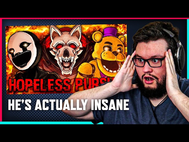 Flats Reacts To "The Quest to Beat HOPELESS PURSUIT (HARDEST FNAF CHALLENGE)"