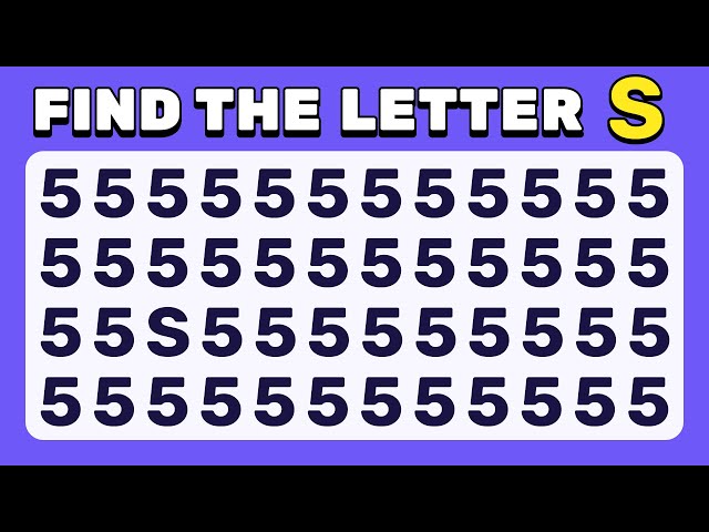 Find the ODD One Out - Numbers and Letters Edition ✅ Easy, Medium, Hard - 30 levels