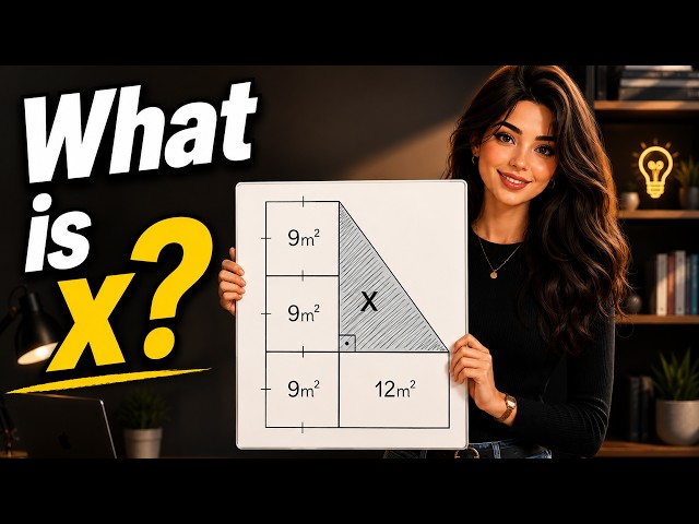 If you solve this, your math knowledge is above average. What is x?