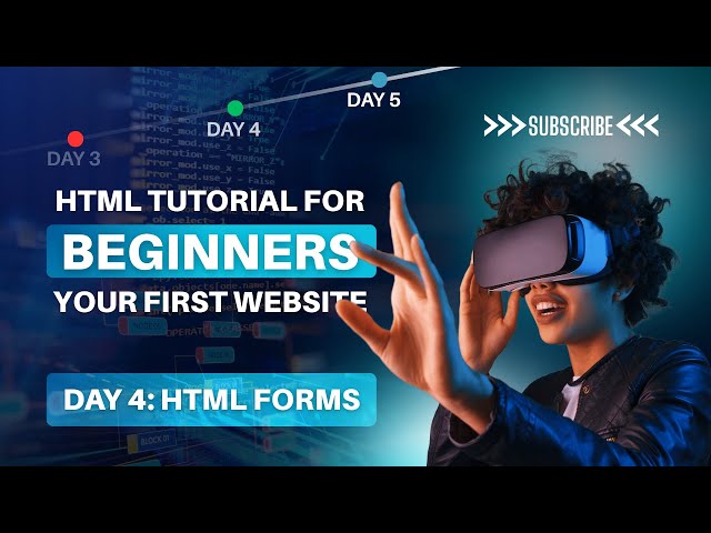 HTML Tutorial for Beginners 2026: Day 4 | HTML Forms, Build a Working Contact Form!