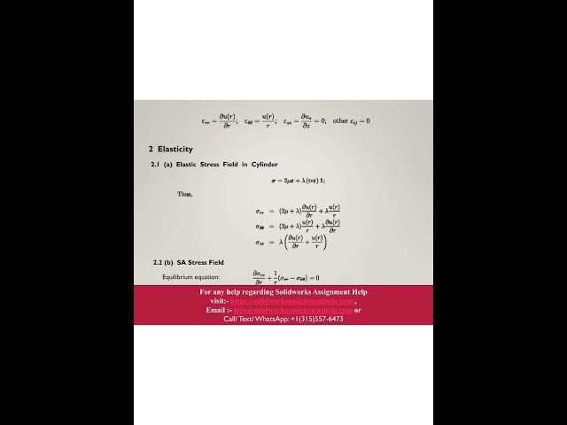 Solidwork Assignment Help