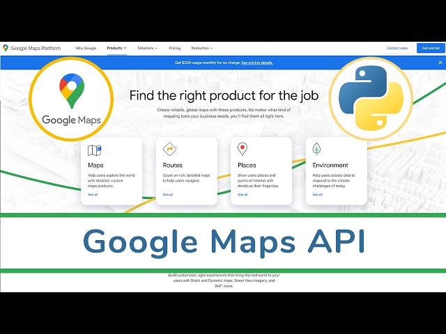 Getting Started With Google Maps API In Python