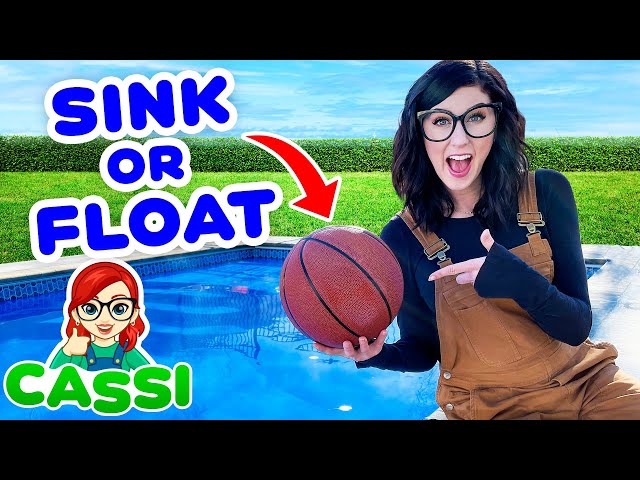 Sink or Float - Science Experiment Video for Kids with Cassi - Educational Video for Toddlers