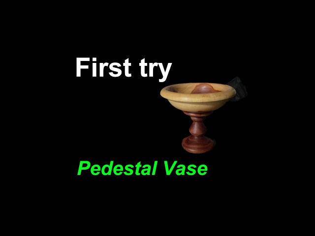 Woodturning a Rare Milo Wood Pedestal Vase (Beginner Project!)