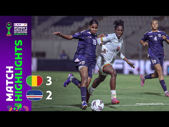 Mali 3-2 Cape Verde | Match Highlights l TotalEnergies WAFCON 2026 l Group D