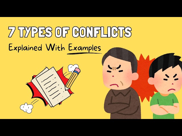 7 Types of Conflict Explained (With Examples Every Writer Should Know) ⚔️