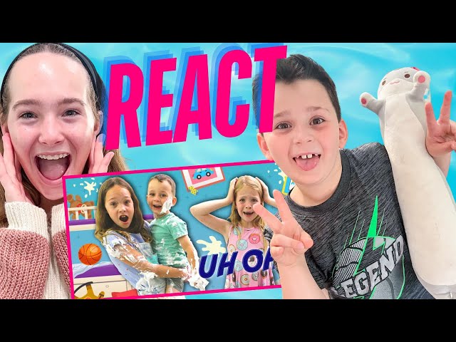 Addy and Maya BABYSIT Colin | REACT VIDEO !!!