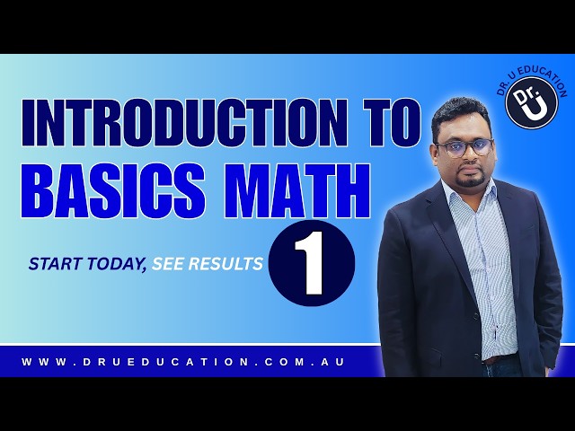 Introduction to Basic Math - Lesson 1