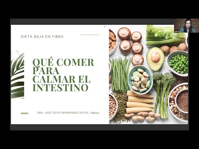 Crohn y colitis ulcerosa: cómo combatir brotes de con alimentación. Judit Soto (17/12/2020)
