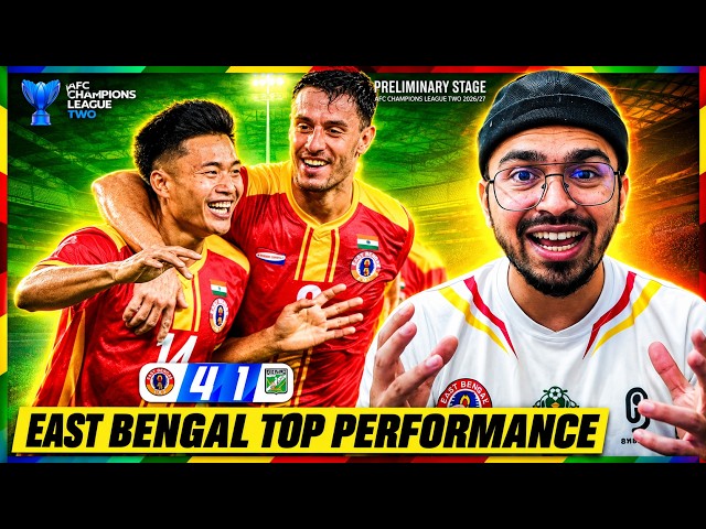 EAST BENGAL Destroy Al Arabi 4-1 | EAST BENGAL ACL 2 Group Stage!