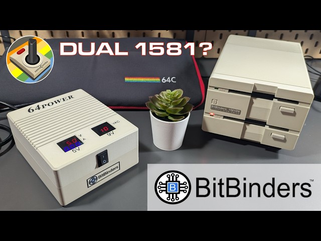 💾️ BitBinders Dual Disk Drive Changes the Commodore 64 Forever!
