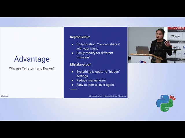 Launch Jupyter to the Cloud with Docker and Terraform - Cheuk Ting Ho - PyCon Israel 2018