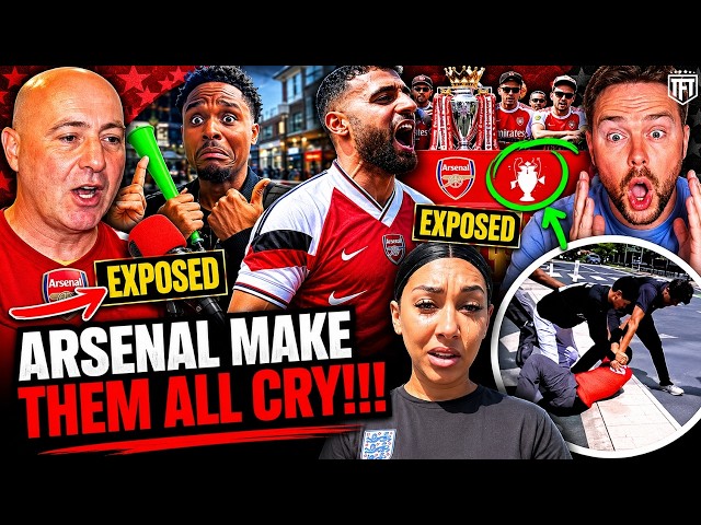 Arsenal PARADE Makes Rival CRY🥲 AFTV Julian EXPOSED😨 PSG fans BEAT UP Arsenal Fan🤬