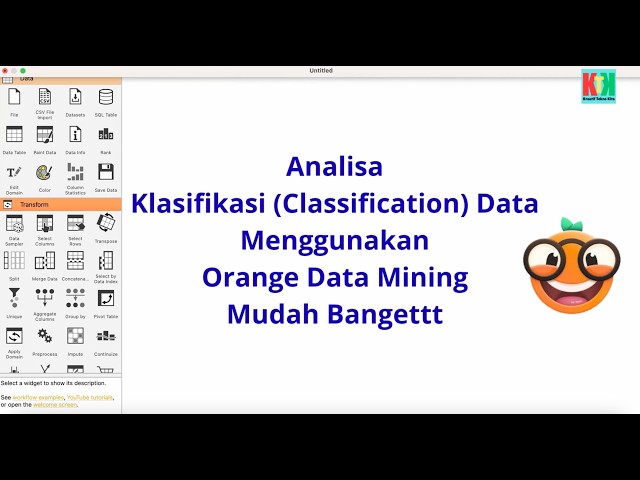 Orange Data Mining - Analisis Klasifikasi Data dengan Model Naive Bayes