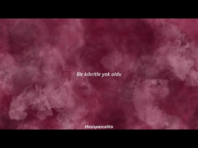 Sigara - Şebnem Ferah (Sözleri/Lyrics)