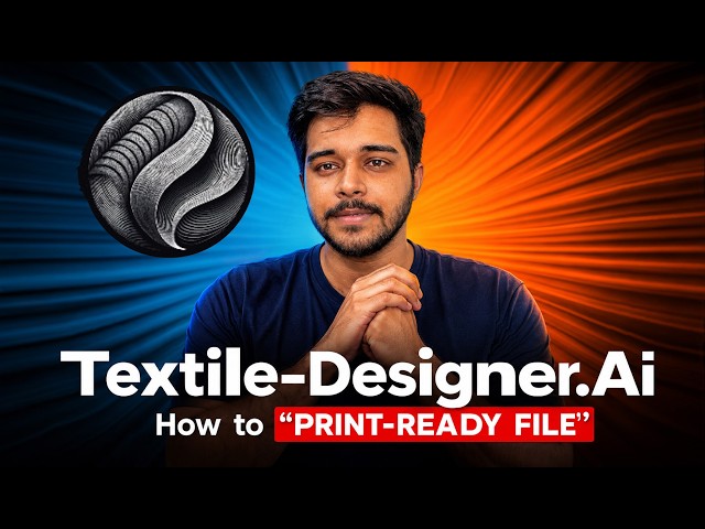How to Make a Print-Ready File with Textile-Designer.ai | Full Tutorial
