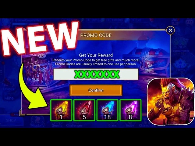 NEW Raid Shadow Legends Promo Code 🎮 FREE 5 Promo Packs to Claim Right Now! + NEW Raid Code 🎁